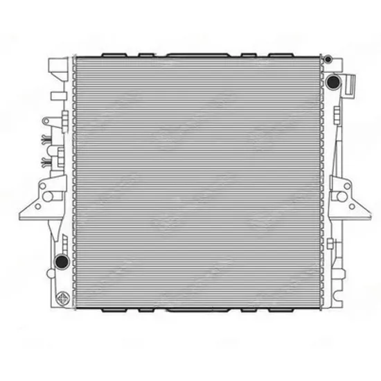 Radiator Motor LAND ROVER DISCOVERY 4 2009->2018 Radiator apa motor 3.0-5.0 benzina manuala/automatic (602x628) Perioada 2009 2010 2011 2012 2013 2014 2015 2016 2017 2018