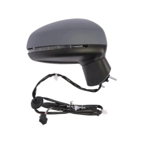 Oglinda exterioara dreapta AUDI A1 Sportback 8XA; 8XF 2011-2018 perioada 2012 2013 2014 2015 pana la an de fabricatie 2015, cu semnal, rabatare electrica, numar pini 8, cu incalzire, prevopsit grund