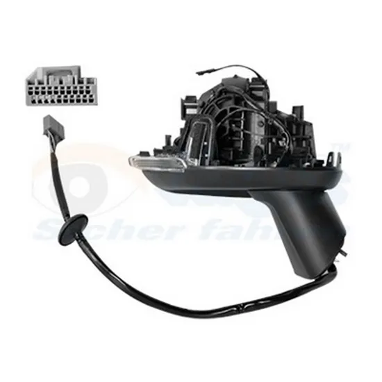 Oglinda exterioara dreapta VOLVO XC60 2 2017-> perioada 2017 2018 2019 2020 2021 2022 , cu semnalizator LED, cu senzor de temperatura, pentru pini 10, cu memorie,