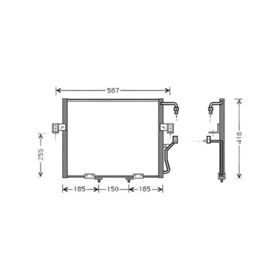 Radiator Aer Conditionat KIA SPORTAGE 1994->2004 Radiator aer conditionat (48x39) Perioada 1994 1995 1996 1997 1998 1999 2000 2001 2002 2003 2004