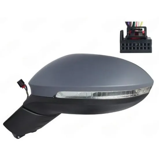 Oglinda VW ID.3 2020-> Oglinda exterioara electrica cu incalzire cu rabatare electrica (cu semnal si lampa podea) (9 PIN) STANGA Perioada 2020 2021 2022 2023