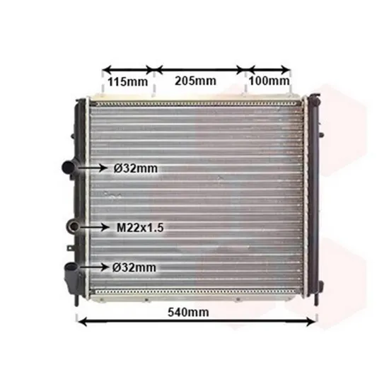Radiator Motor RENAULT KANGOO 1997->2007 Radiator apa diesel 48x44x47 FUN surub VALEO Perioada 1997 1998 1999 2000 2001 2002 2003 2004 2005 2006 2007
