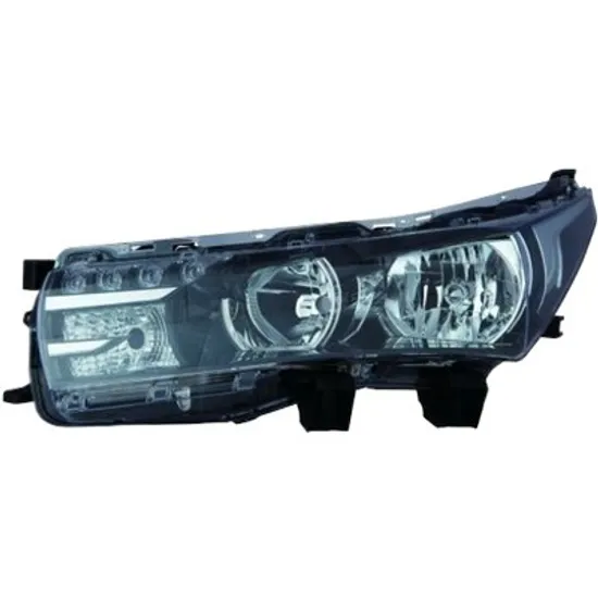 Far stanga TOYOTA COROLLA E18 2013->2019 perioada 2013 2014 2015 2016 2017 2018 cu reglaj electric, cu bec LED