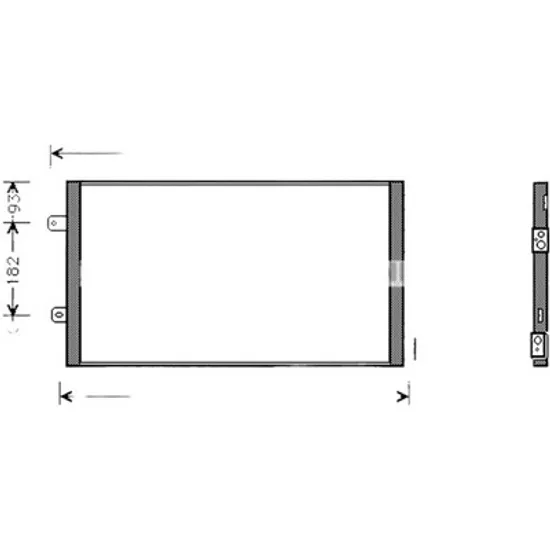 Radiator aer conditionat VW T-ROC 2017-> 1.0 TSI 85KW 115CP , pentru motor CHZJ, DKRF perioada 2017 2018,2019 2020