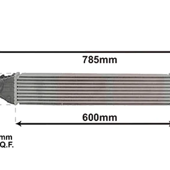 Intercooler OPEL ASTRA K 2015->2021 pentru 1.4, perioada 2015 2016 2017 2018 2019 2020