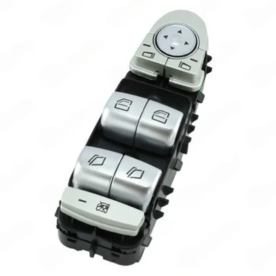 Buton oglinda MERCEDES EQV 2021-> Panou butoane oglinzi fata cu rabatare electrica neagra (Quattern) (3pin) STANGA Perioada 2021 2022 2023 2024 2025