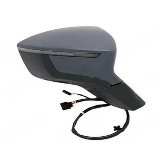 Oglinda SEAT ATECA 2016-> Oglinda exterioara electrica cu incalzire electrica cu rabatare electrica pentru vopsit (cu semnal si senzor banda) (8+2 PIN) DREAPTA Perioada 2016 2017 2018 2019 2020 2021