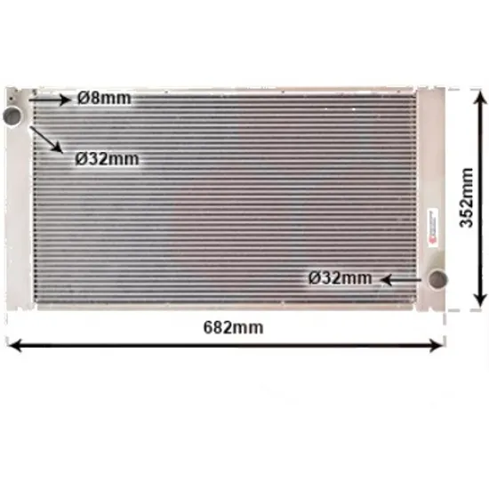 Radiator apa MINI MINI PACEMAN R61 2012->2016 Cooper S ALL4 135KW 184CP , pentru motor N18 B16 A perioada 2012 2013,2014,2015 2016