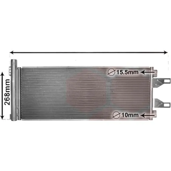 Radiator aer conditionat AUDI Q7 2015->, Q8 2018-> pentru 45 TDI quattro, perioada 2018 2019 2020 2021 2022 2023 2024