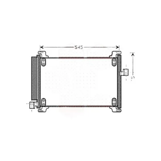 Radiator aer conditionat AUDI A7 Sportback 4GA; 4GF 2010->2018 2.8 FSI quattro 162KW 220CP , pentru motor CVPA perioada 2014 2015,2016,2017 2018