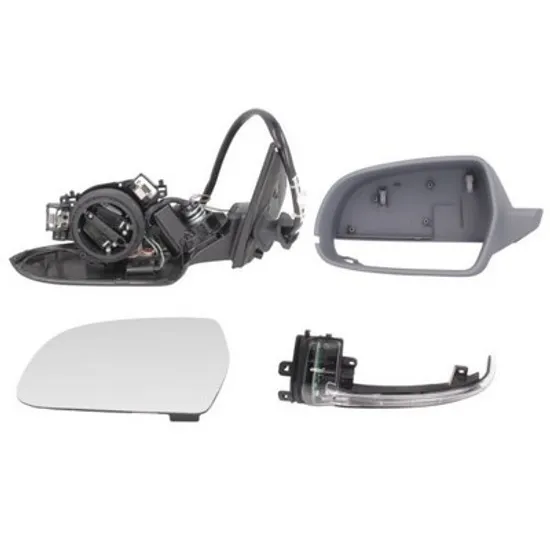 Oglinda AUDI A4 B8 2007->2015 Oglinda exterioara electrica cu incalzire (cu memorie) pentru vopsit (cu semnal si senzor banda) 2010- STANGA Perioada 2010 2011