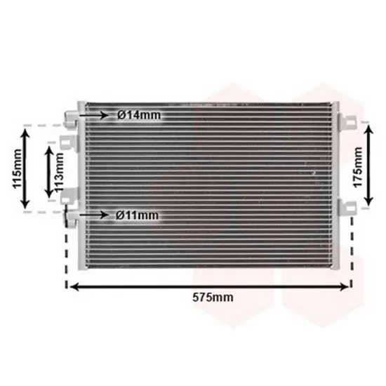 Radiator Aer Conditionat RENAULT KANGOO 1997->2007 Radiator aer conditionat aer conditionat 1 5cc pentru diesel 50x34 2003-> Perioada 1997 1998 1999 2000 2001 2002 2003 2004 2005 2006 2007
