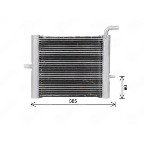 Radiator Motor LAND ROVER RANGE ROVER SPORT 2 2013->2021 Radiator suplimentar (320x290x32) Perioada 2018 2019 2020 2021 2022