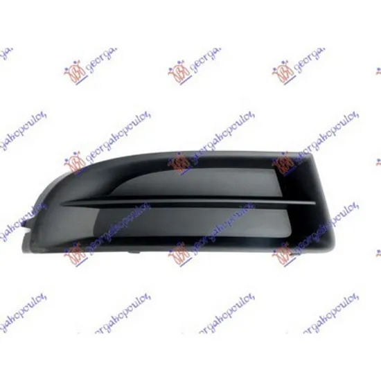 Ornament Proiector SKODA OCTAVIA 2 2004->2013 Capac acoperire loc proiector dreapta, negru grila bara fata exterioara dr 2009-> Perioada 2008 2009 2010 2011 2012
