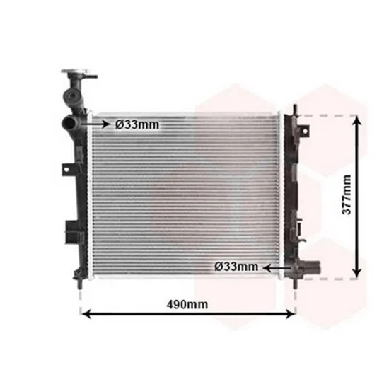 Radiator Motor KIA PICANTO 2011->2017 Radiator apa benzina (42x37) manuala (KOYO) Perioada 2011 2012 2013 2014 2015 2016 2017