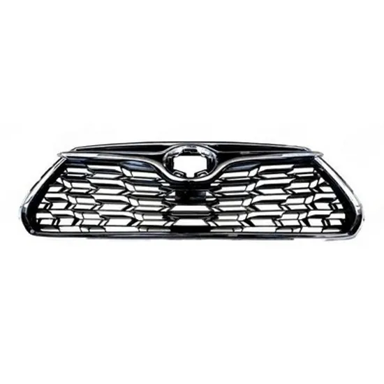 Grila Radiator TOYOTA HIGHLANDER 2019-> Grila radiator completa cu ornament cromat Perioada 2020 2021 2022 2023 2024 2025