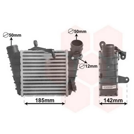 Intercooler SKODA FABIA 2 2006->2014 Radiator intercooler benzina/diesel 18 - 19 - 64 Perioada 2006 2007 2008 2009 2010 2011 2012 2013
