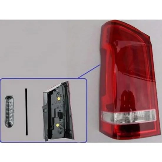 Stop Spate MERCEDES EQV 2021-> Lampa stop spate (cu o usa) LED (HELLA) STANGA Perioada 2021 2022 2023 2024 2025
