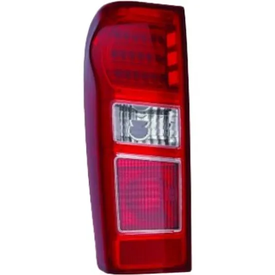 Lampa stop spate stanga ISUZU D-MAX 2 2012->2018 perioada 2012 2013 2014 2015 2016 2017 pana la an de fabricatie 2017, cu LED, semnal alb, cu lampa de ceata, cu bec P21W, cu bec PY21W