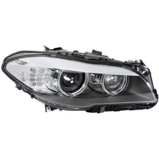 Faruri BMW 5 F10 2009->2016 Far Bi-XENON cu lampa daylight LED (E) (TYC) dreapta 2010->2013 Perioada 2010 2011 2012 2013