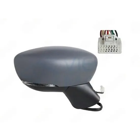 Oglinda NISSAN MICRA 5 2016-> Oglinda exterioara electrica cu incalzire cu rabatare electrica pentru vopsit (cu semnal LED) (9 PIN) DREAPTA Perioada 2016 2017 2018 2019 2020 2021