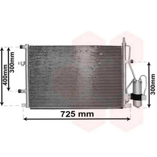 Radiator Aer Conditionat VOLVO S60 1 2000->2010 Radiator aer conditionat benzina/ diesel 63,5x43 Perioada 2000 2001 2002 2003 2004 2005 2006 2007 2008 2009