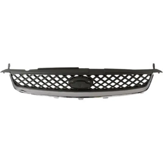 Grila radiator FORD FIESTA 5 JH 2001->2010 perioada 2001 2002 2003 2004 2005 2006 2007 2008 de la an de fabricatie 11/2005, cromat