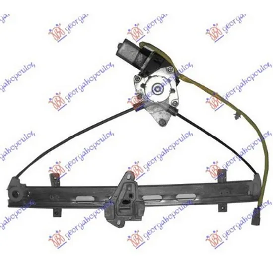 Macara Usa HONDA CIVIC 7 2000->2005 Macara usa fata ELECTRIC (6 PIN) pentru hatchback stanga Perioada 1999 2000 2001 2002 2003 2004 2005 2006