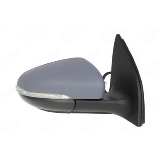 Oglinda VW GOLF 6 2008->2013 Oglinda exterioara electrica cu incalzire cu rabatare electrica pentru vopsit (cu semnal) DREAPTA Perioada 2008 2009 2010 2011 2012 2013