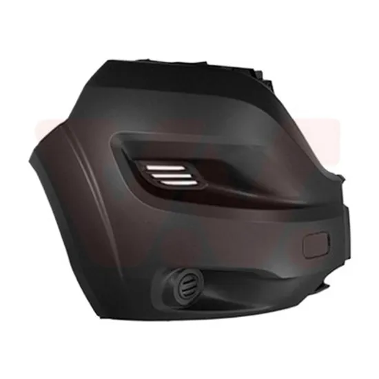 Colt flaps bara fata dreapta PEUGEOT BOXER 2006-> perioada 2011 2012 2013 2014 2015 2016 de la an de fabricatie 05/2014, fara proiector, pentru vehicule cu sistem de spalare far, fara gauri pentru diuze spalator, fara locas proiector, fara gauri bandou prevopsit grund,