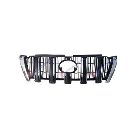Grila Radiator TOYOTA LAND CRUISER J2 2007->2017 Grila radiator completa cu bandou cromat Perioada 2014 2015 2016 2017 2018 2019 2020