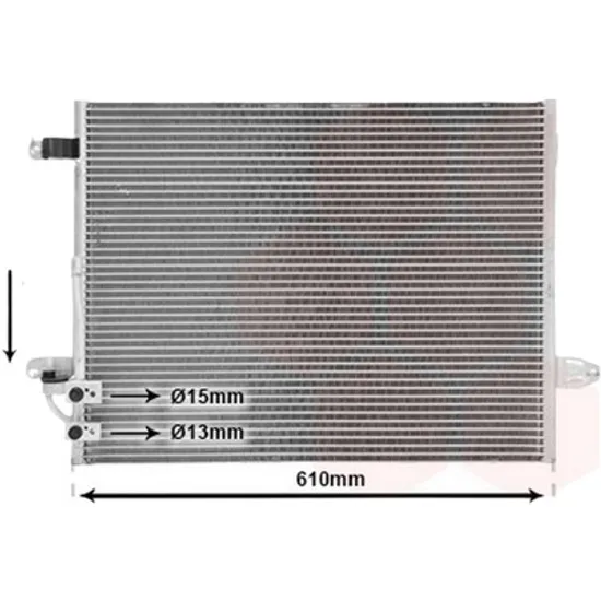 Radiator aer conditionat OPEL CORSA C 2000->2009 pentru 1.2, perioada 2000 2001 2002 2003 2004 2005 2006 2007 2008 2009