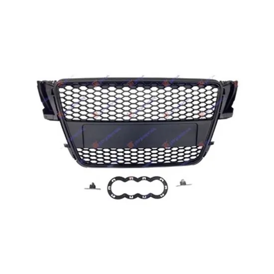 Grila radiator AUDI A5 8T3 2007->2017 Grila fata RS LOOK negru Perioada 2007 2008 2009 2010 2011 2012 2013 2014 2015 2016 2017