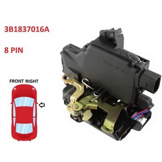 Broasca usa VW FOX 2003->2014 Broasca usa fata electrica (8pini) DREAPTA Perioada 2003 2004 2005 2006 2007 2008 2009 2010 2011 2012 2013 2014