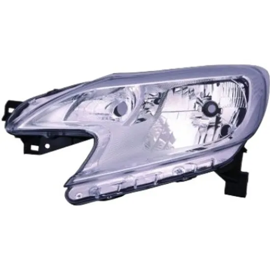 Far stanga NISSAN NOTE 2013->2020 perioada 2013 2014 2015 2016 2017 2018 fara motor reglaj, semnal transparent, cu reglaj electric, cu bec H4