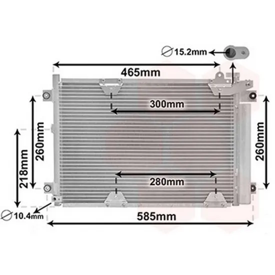 Radiator Aer Conditionat SUZUKI GRAND VITARA 1 1998->2006 Radiator aer conditionat 1 6 - 2 0 - 2 5cc 47,5x33x1 8 Perioada 1998 1999 2000 2001 2002 2003 2004 2005