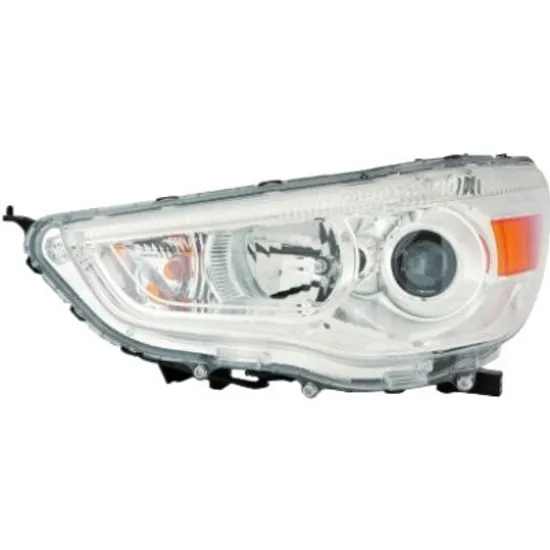 Far stanga MITSUBISHI ASX; OUTLANDER SPORT 2010-> perioada 2010 2011 2012 2013 2014 2015 fara motor reglaj, semnal galben, cu reglaj electric, cu bec H11/HB3