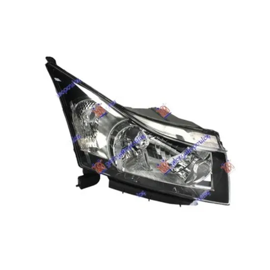 Far dreapta CHEVROLET CRUZE J300 2009-> perioada 2010 2011 2012 2013 2014 2015 pana la an de fabricatie 2013, cu motor reglaj, semnal galben, cu reglaj electric, cu bec H4