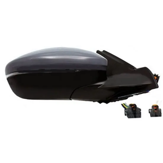 Oglinda PEUGEOT 2008 2 2019-> Oglinda exterioara electrica cu incalzire cu rabatare electrica pentru vopsit (cu semnal si lampa podea si senzor) (12pin) DREAPTA Perioada 2023 2024 2025