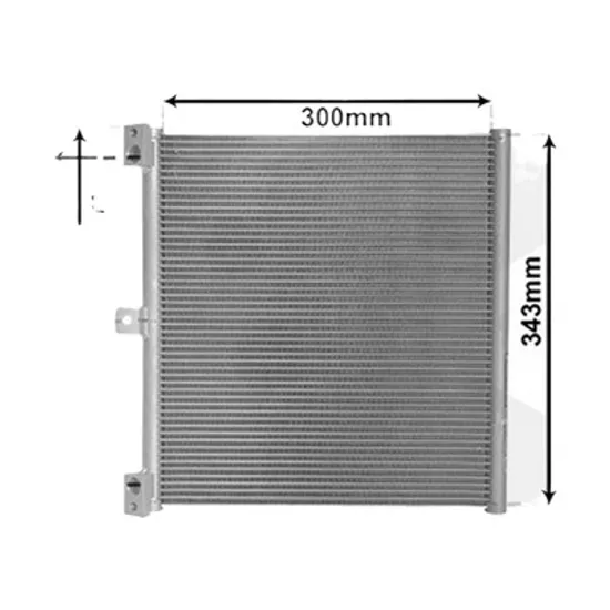 Radiator aer conditionat MERCEDES C-CLASS W205 2013-> C 300 e 155KW 211CP , pentru motor M 274.920 perioada 2019 2020,2021,2022,2023 2024