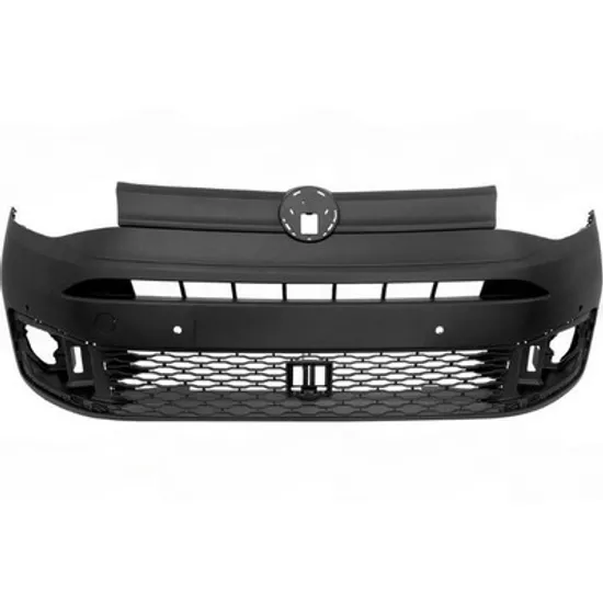 Bara Fata VW CADDY 5 2020-> Bara fata negru (cu Grila superioara si inferioara) (cu 4 senzori parcare) Perioada 2020 2021 2022 2023 2024 2025
