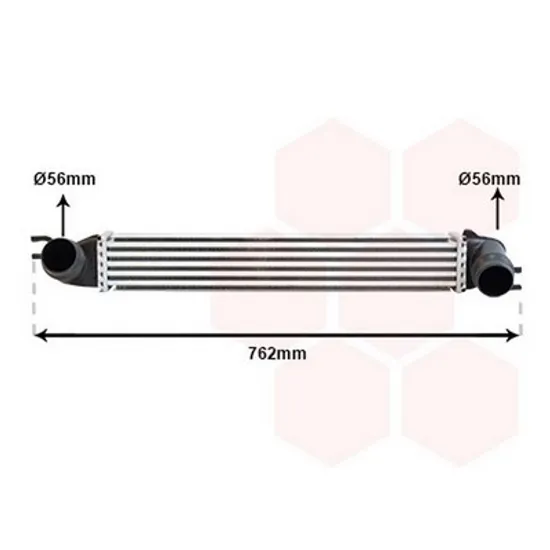 Intercooler MINI COUNTRYMAN R60 2010->2016 Radiator intercooler 1.6-2.0 D diesel (540x85x64) QUICK FIT Perioada 2010 2011 2012 2013 2014 2015 2016