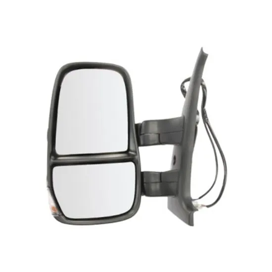 Oglinda exterioara stanga IVECO DAILY 5 2011->2014 perioada 2011 2012 2013 2014 , cu semnal, inaltime cm 32, latime cm 21, reglaj electric, brat oglinda scurt, cu senzor de temperatura, cu incalzire,