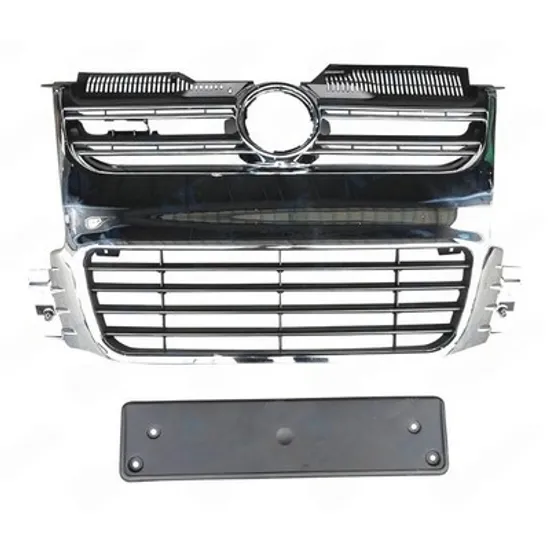 Grila radiator VW GOLF 5 2003->2008 Grila cu ornament cromat (R32) Perioada 2003 2004 2005 2006 2007 2008