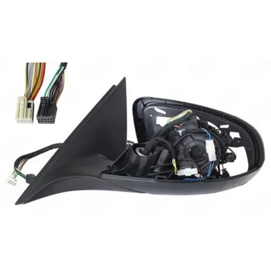 Oglinda MERCEDES C-CLASS W205 2013-> Oglinda exterioara electrica cu incalzire cu rabatare electrica cu memorie si lampa podea (doar corp) (cu senzor banda) 18 PIN STANGA Perioada 2018 2019 2020 2021