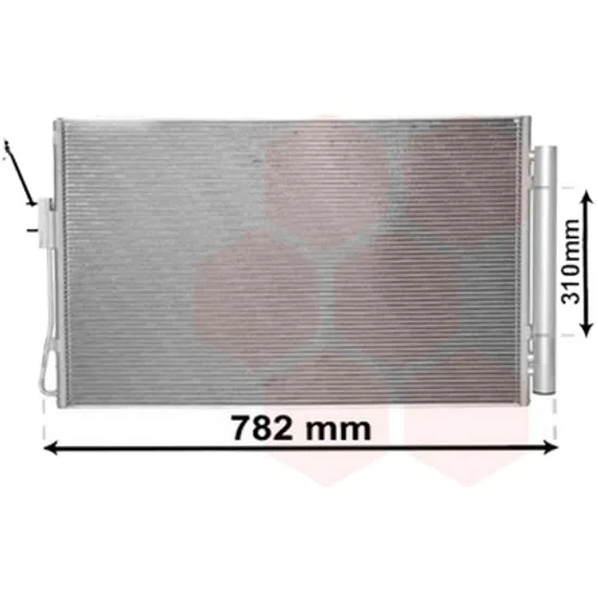 Radiator aer conditionat CITROEN C3 Picasso 2009->, DS3 2009->2015 pentru 1.6 VTi 120, perioada 2009 2010 2011 2012 2013 2014 2015