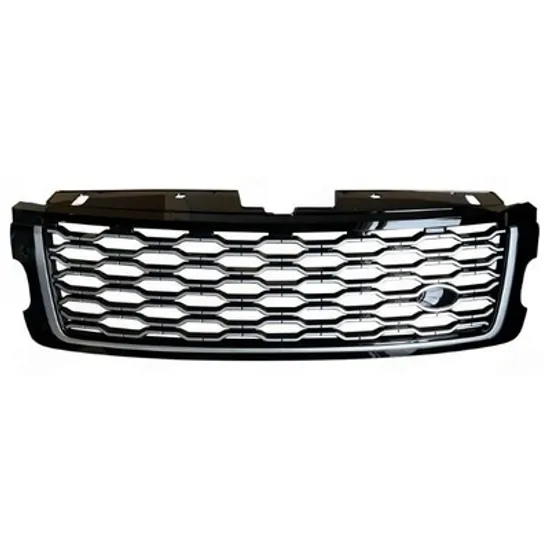 Grila Radiator LAND ROVER RANGE ROVER 4 2012-> Grila radiator neagra cu ornament argintiu Perioada 2019 2020 2021