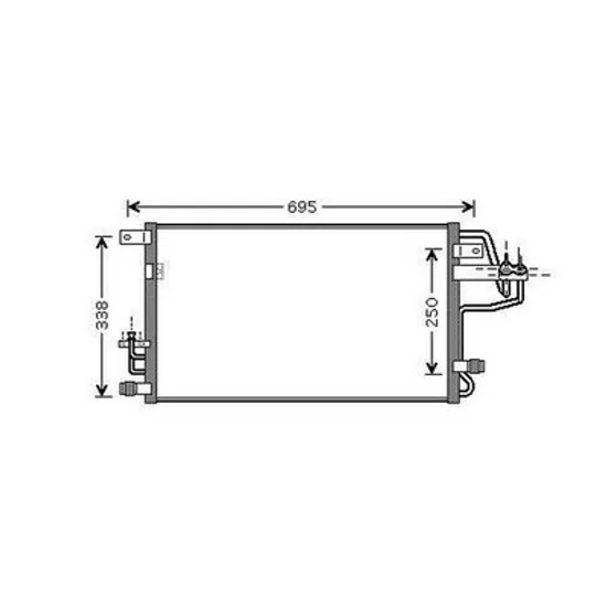 Radiator Aer Conditionat KIA SPORTAGE 2004-2010 Radiator aer conditionat benzina/ diesel (59x37.4x19) Perioada 2004 2005 2006 2007 2008 2009 2010