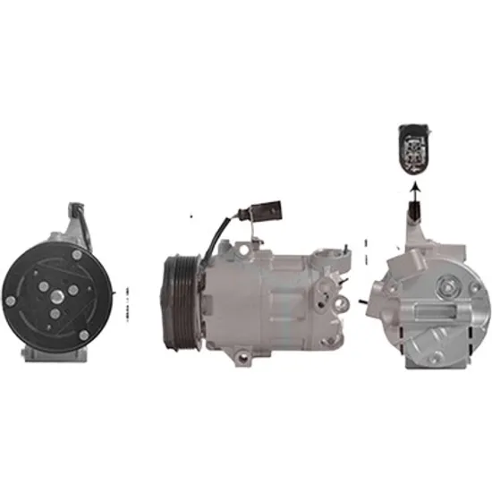 Compresor aer conditionat SKODA CITIGO 2011-> pentru 1.0, perioada 2011 2012 2013 2014 2015 2016 2017 2018 2019