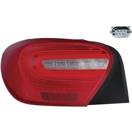 Lampa stop spate stanga MERCEDES A-CLASS W176 2012->2018 perioada 2012 2013 2014 2015 2016 2017 2018 pana la an de fabricatie 2015, cu LED,